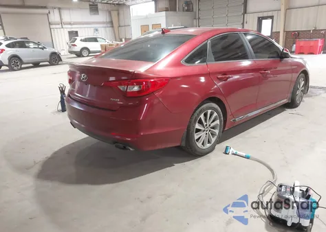 2016 Hyundai Sonata Sport z USA, uszkodzony, nr VIN 5NPE34AF2GH391513